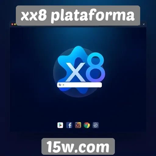 Interface do usuário da xx8 plataforma e experiência de navegação